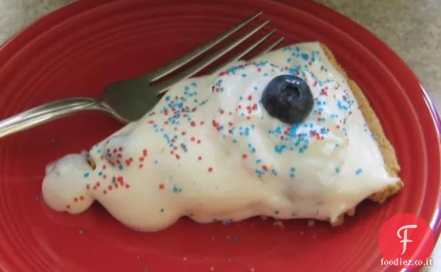 Torta di crema di mirtilli - Non cuocere