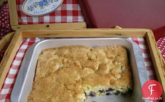 Sciogliere in bocca Torta di mirtilli