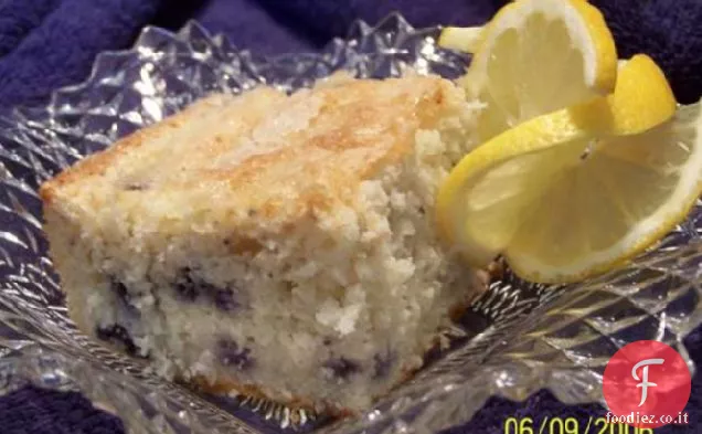 Torta di muffin ai mirtilli