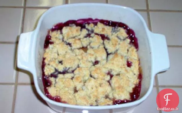 Ciabattino di mirtilli e Pesche