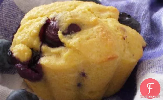 Pane di mais ai mirtilli
