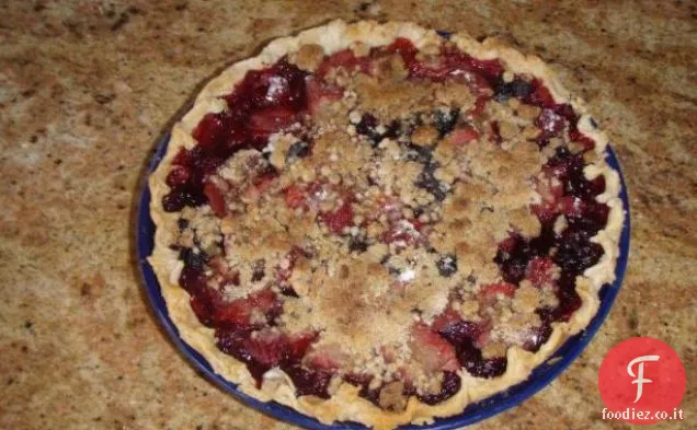 Torta di briciole di mirtilli