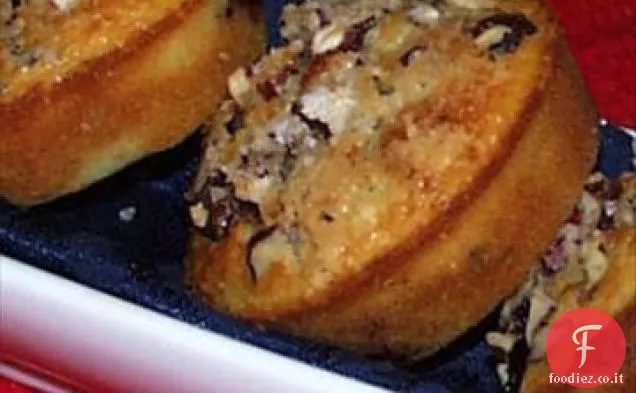 Muffin ai mirtilli e noci pecan (Delia Smith)