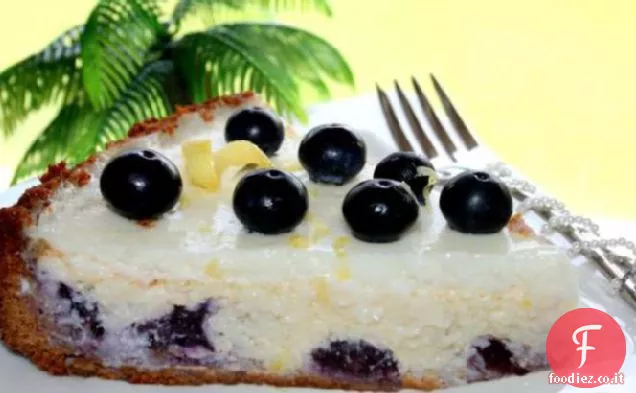 Cheesecake al limone e mirtillo