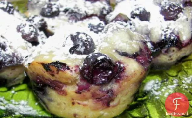 Muffin al mirtillo e limone