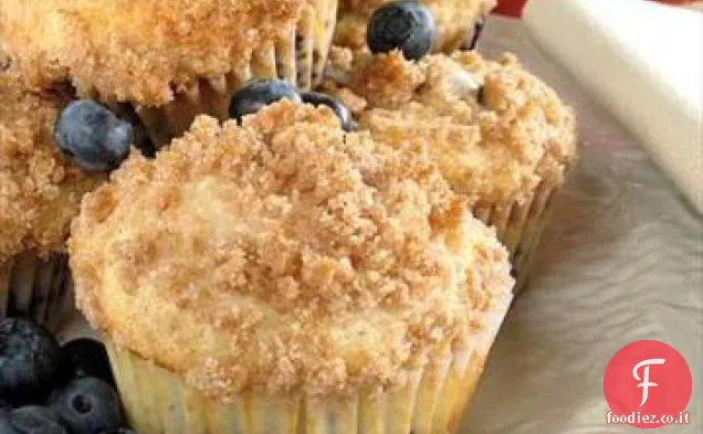 Muffin da forno ai mirtilli