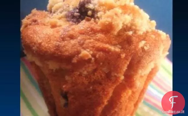 Muffin ai mirtilli con guarnizione Streusel