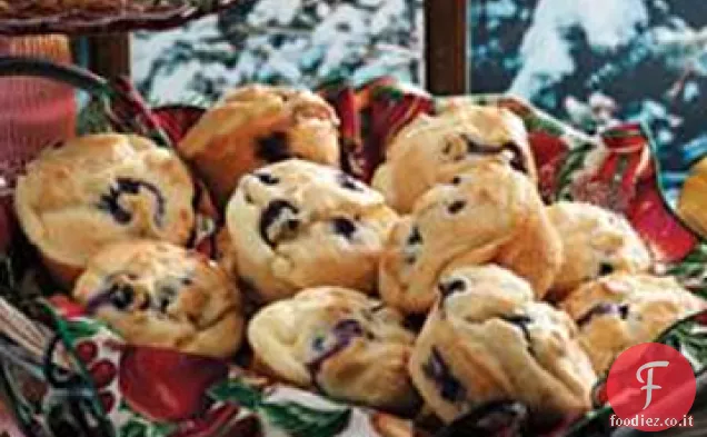 Muffin alla crema di mirtilli