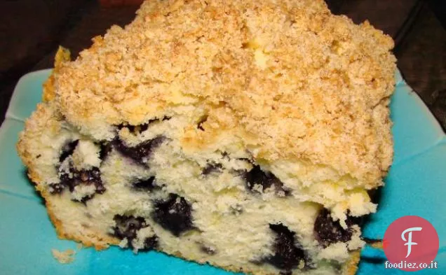 Torta di farina d'avena al mirtillo