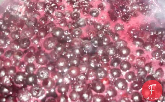 Marmellata di mirtilli al limone (senza ricetta di pectina)