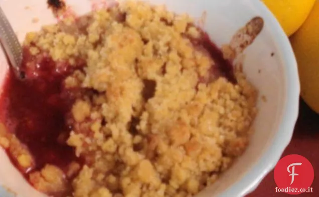 Focaccine di avena ai mirtilli