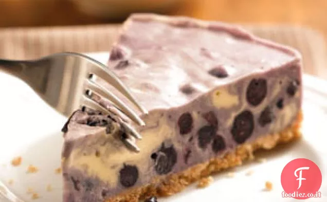 Crostata di gelato ai mirtilli
