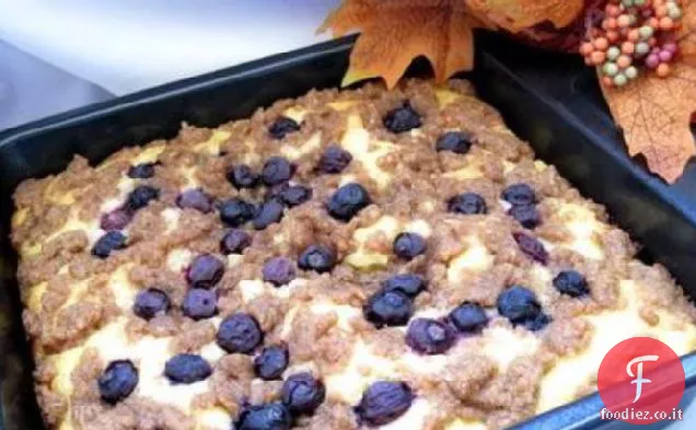 Torta al caffè al mirtillo dell'Alaska