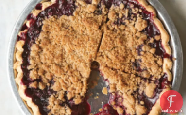Torta di Crumble di mirtilli