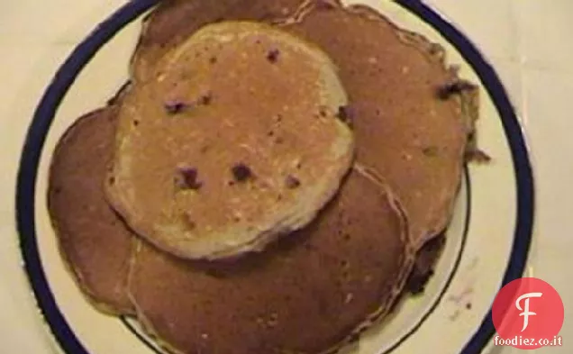 Cialde di mirtilli multigrain (o pancake)