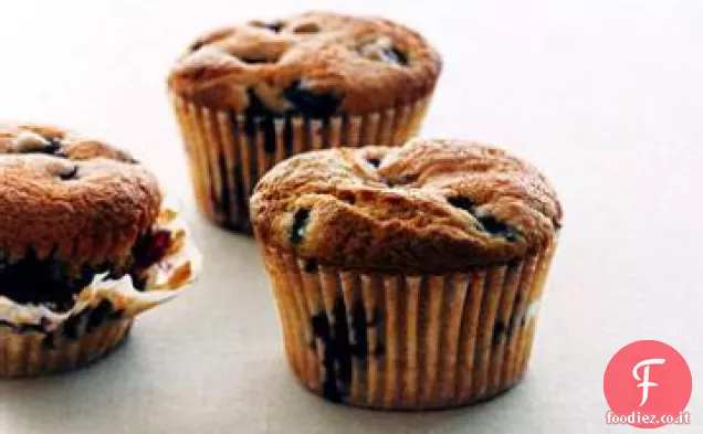 Muffin ai mirtilli-a basso contenuto calorico