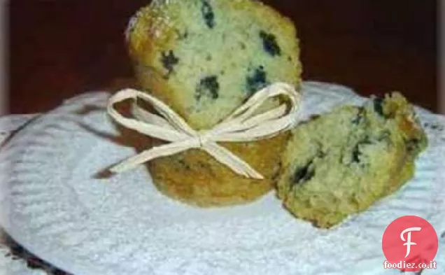 Muffin ai mirtilli (senza glutine, latticini e uova)