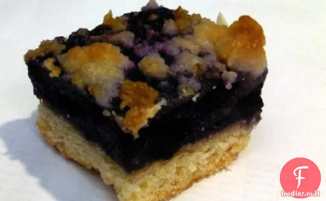 Barrette per la colazione ai mirtilli