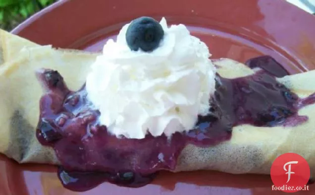 Crepes ai mirtilli (diabetici)