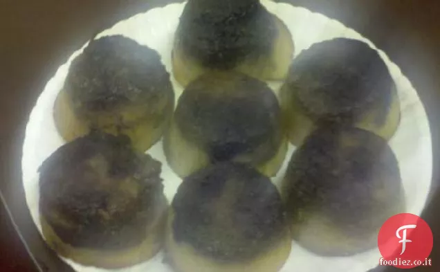 Ananas Mirtillo a testa in giù Muffin (più sano)