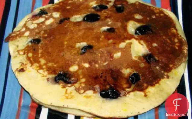 Frittelle di mirtilli e arance