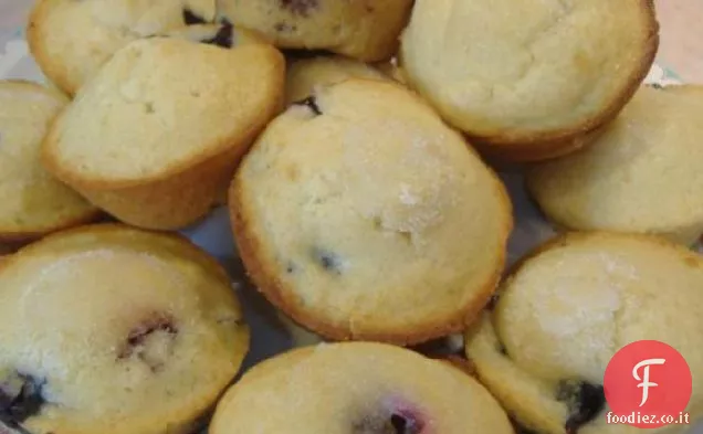 Muffin al mirtillo e limone