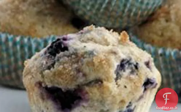 Muffin alle spezie ai mirtilli
