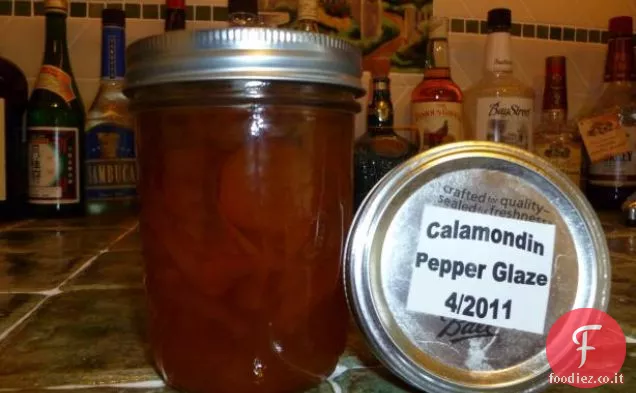 Marmellata di calamondin con un calcio