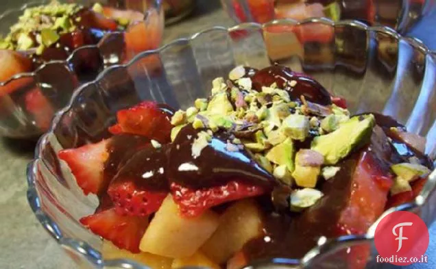 Frutti estivi con Ganache Tahini