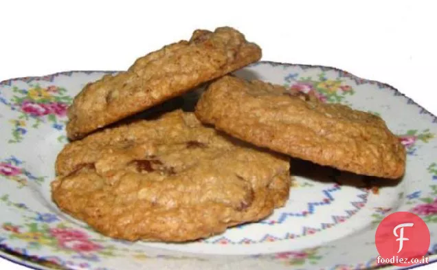 Biscotti al cioccolato di farina d'avena di Clementine