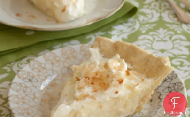 Classica torta di crema di cocco tostata