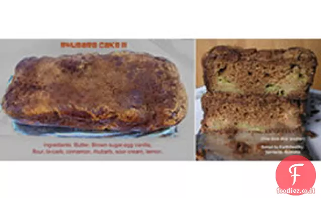 Torta di rabarbaro III