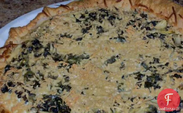Quiche alle erbe e funghi dello chef Joey (senza latticini)