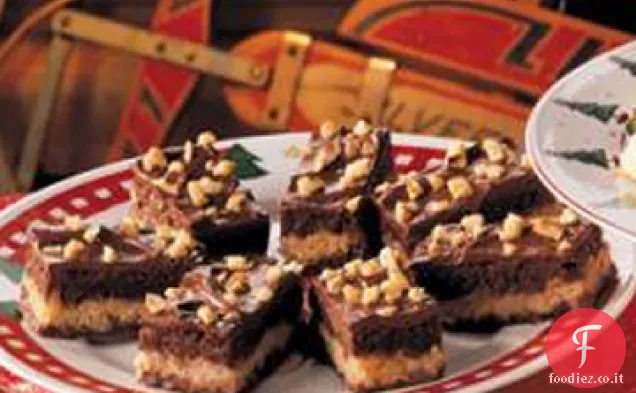 Barrette di amaretto Fudgy