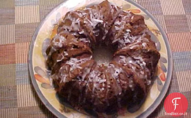 Torta di frutta al rum