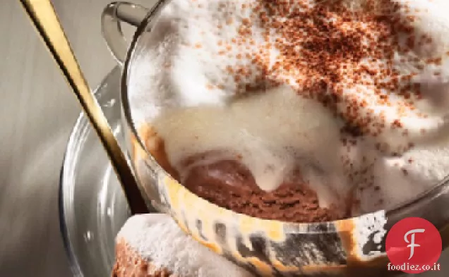 Semifreddo alla Moka con Schiuma di Latte Caldo