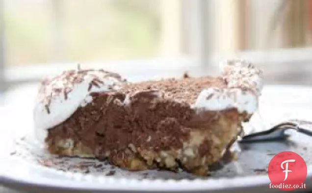 Caffè freddo e torta al cioccolato