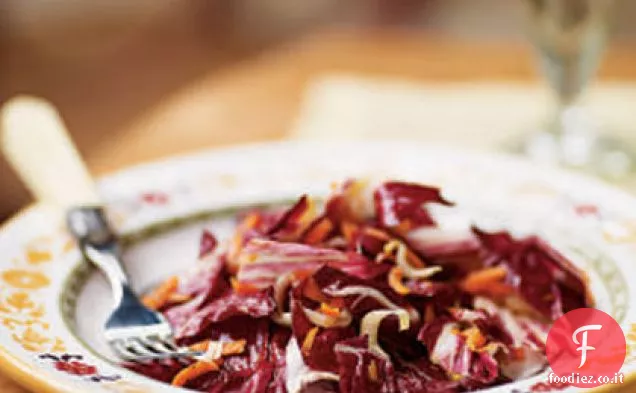 Insalata di radicchio, indivia e carote