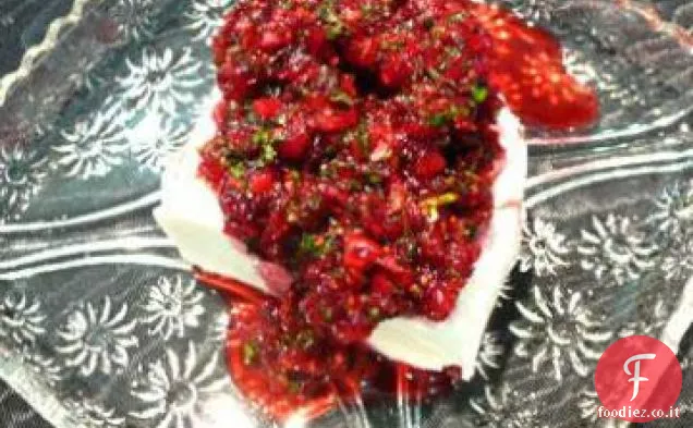 Salsa di mirtilli rossi di Val