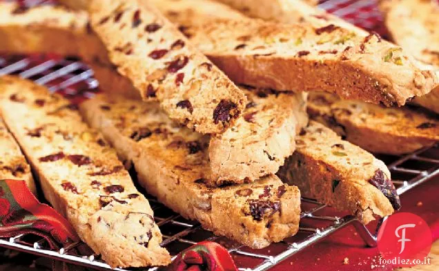 Biscotti al Pistacchio e Mirtilli rossi