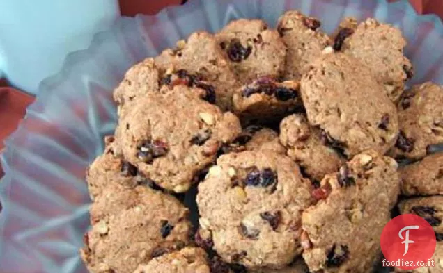 Biscotti di frutta di farina d'avena (a basso contenuto di grassi)