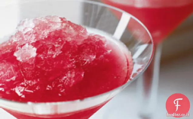 Cocktail di granite di mirtillo-arancia