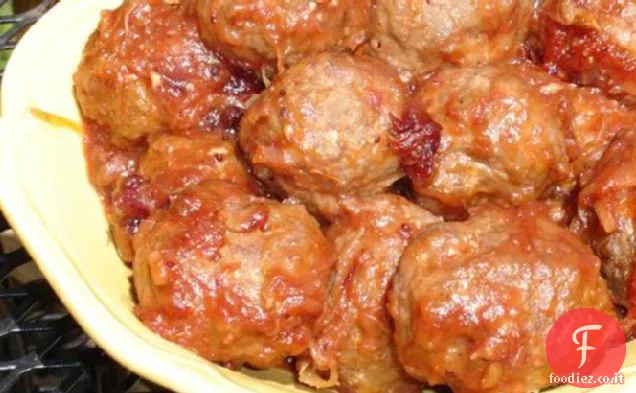 Polpette glassate