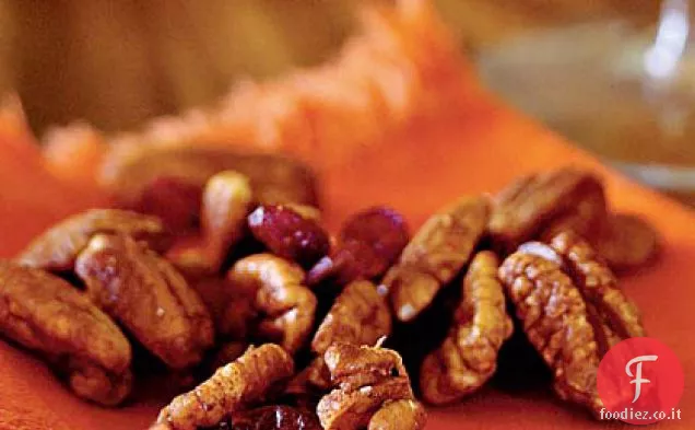 Miscela di noci pecan speziate con Chipotle all'arancia