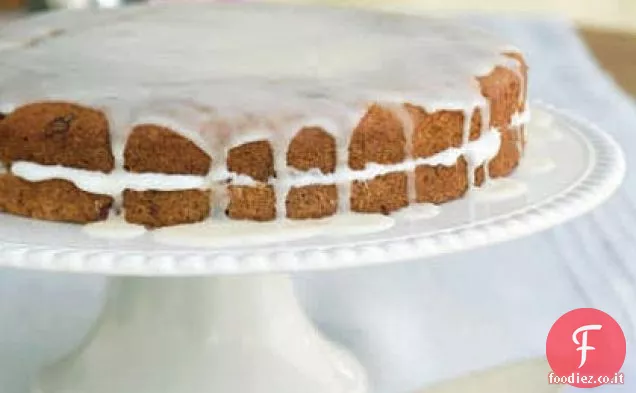 Gâteau di mirtillo e arancia con ripieno di crema di formaggio