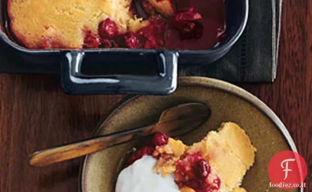 Torta budino di mirtilli e acero