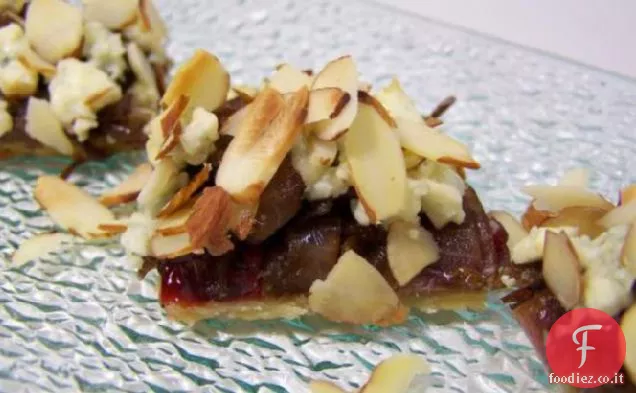 Craze-E Cipolla caramellata, mirtillo e quadrati di formaggio blu