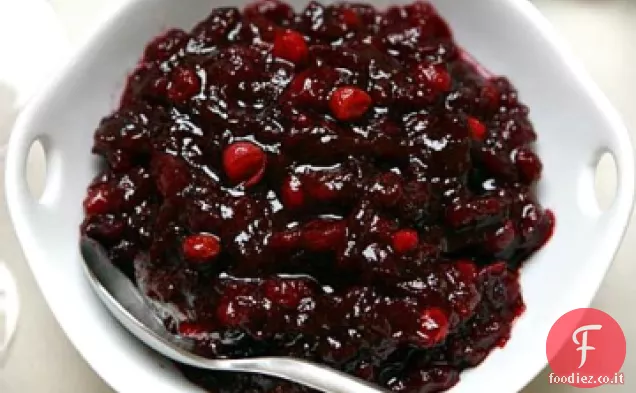 Salsa di mirtilli rossi piccante