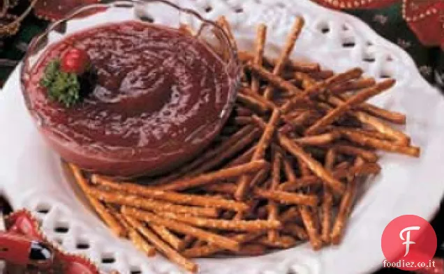 Salsa di Pretzel rosso rubino