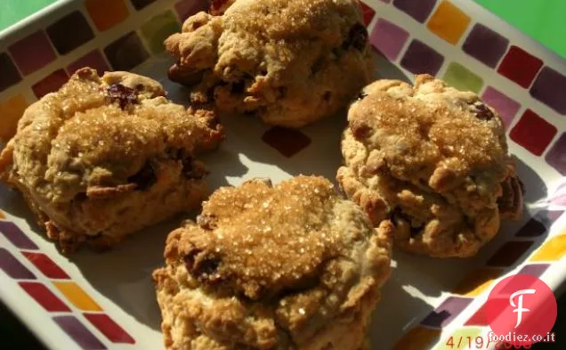 Noci di cioccolato e grappoli di Craisin